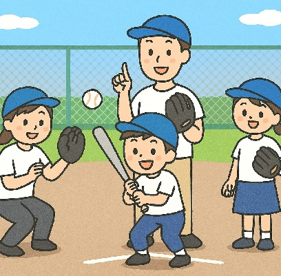 家族野球教室のお知らせ＜柏原学区体育振興会主催＞